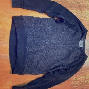 Danskin NOW black sparkled dance sweatshirt